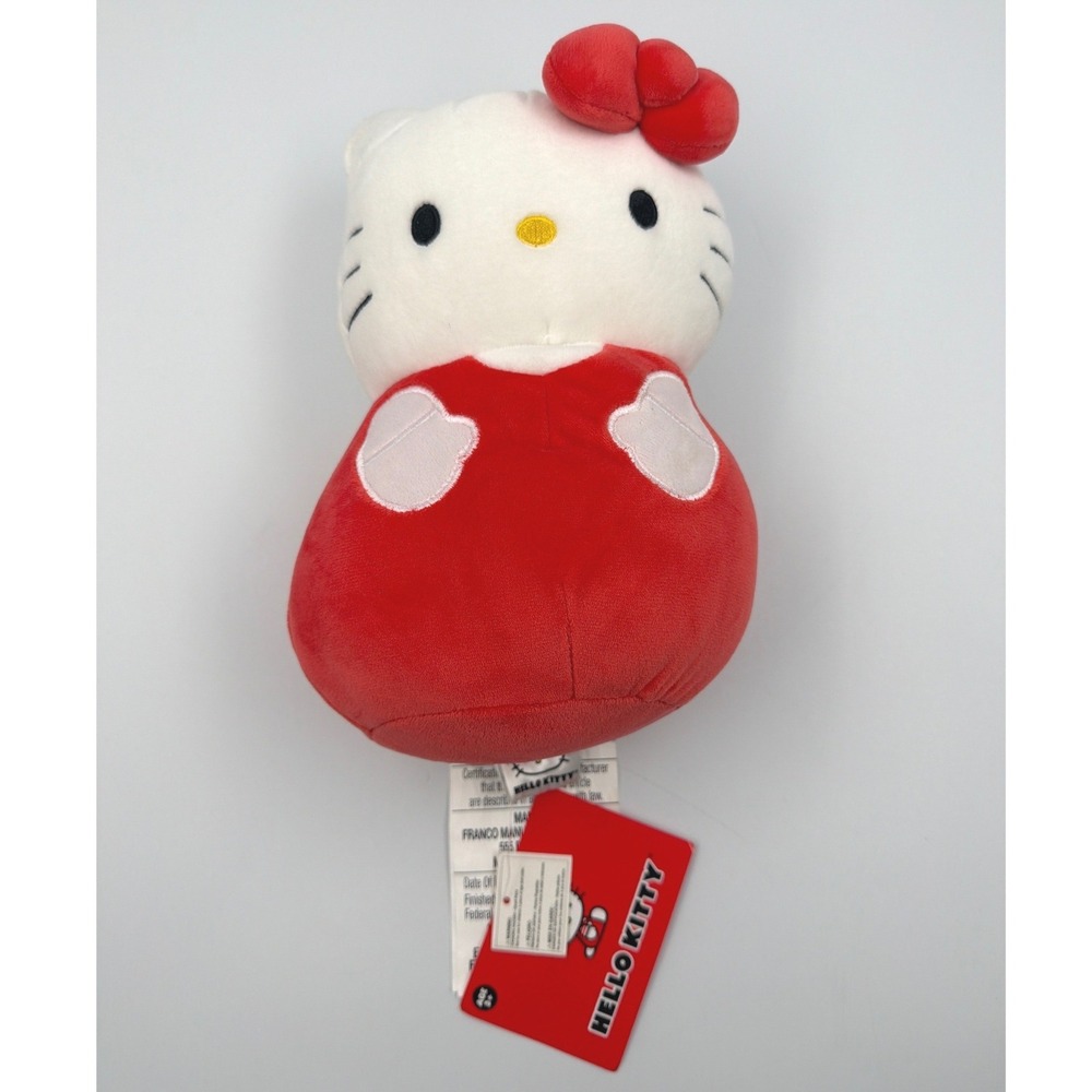 Sanrio Red Kawaii Hello Kitty Stuffed Animal Plush Toy Adorable Kitty NEW
